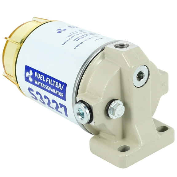 S3227 Outboard Marine Marine Fuel Filter Fuel Water Separator Filter Assembly Marine Engine Marine Filter,1 * Fuel Water Separator 2 * Screw (with apron)