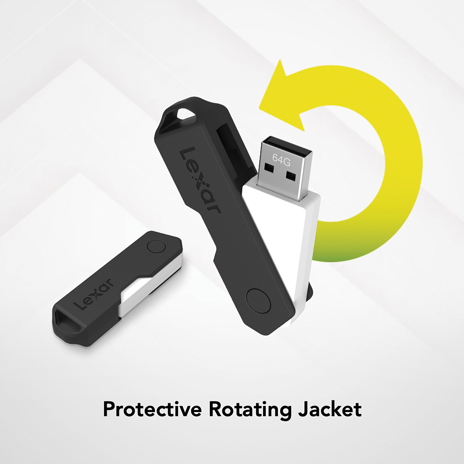 Lexar JumpDrive TwistTurn2 USB 2.0 Flash Drive (64 GB)