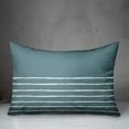 thumbnail image 2 of Creative Products Sea Glass and White Sketch Stripes 14x20 Spun Poly Pillow, 2 of 2