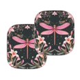 thumbnail image 2 of Yuyamidu Pink Dragonfly Car Window Sun Shades Lily Car Sunshades for Windshield 2pcs Foldable Automotive Windshield Cover Accessories for Van Sedan Truck Keep Your Vehicle Cool, 2 of 5