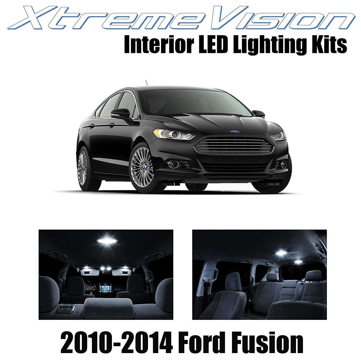 15 X Ice Blue Interior Led Lights Package For 2006 2012 Ford