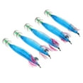 thumbnail image 2 of 5pcs / Pack Luminous Squid Jigs Señuelos de Pesca Azul Sharpla Señuelos de pesca de agua salada, 2 of 7