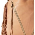 thumbnail image 3 of Rebecca Minkoff Fringe Moto Hobo Shoulder Bag, Butter Rum, 3 of 6
