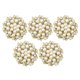 thumbnail image 2 of EeaseMX 15 piezas botones de perlas de diamantes de imitación accesorios de joyería adornos broche de perlas flor de aleación de diamantes de imitación artesanía DIY accesorios de teléfono (dorado), 2 of 7