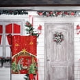 thumbnail image 5 of Xmas Poinsettia Garden Flag Holy Night Nativity Double Side Yard Flags Religious Christma Jesus Nativity Scene Decor House Banner for Winter Happy Holiday Outdoor Yard Decor 12 x 18 Inch, 5 of 8