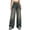 Gray, variant on Ohufall Denim for Women High Waist Button Zipper Wide Leg Jeans Loose Full Length Fashion Fashion Casual Pant