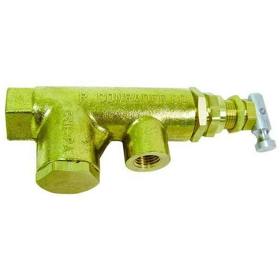 Conrader Pilot Valve, 3/8 in Inlet Size, Brass RCL-S-HU-145-175