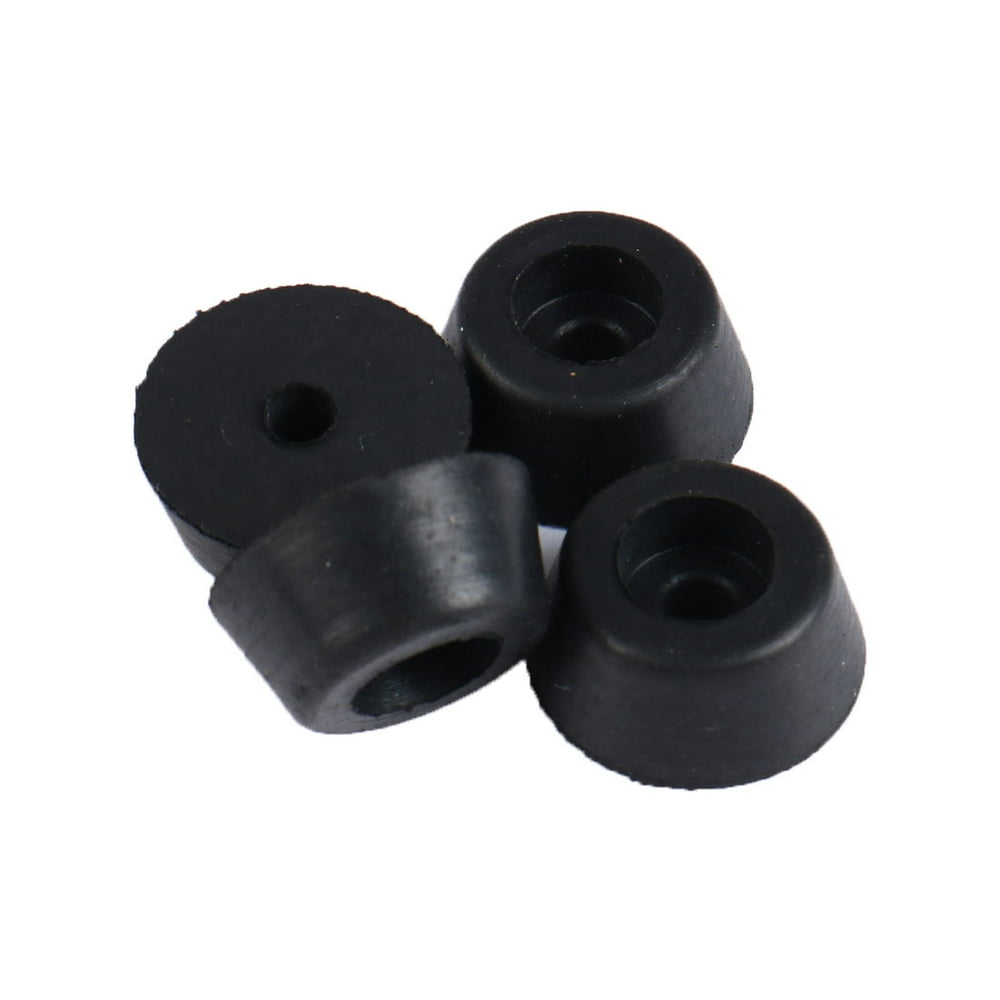 Unique Bargains 4 Pcs Black Rubber Table Chair Furniture Leg Tips