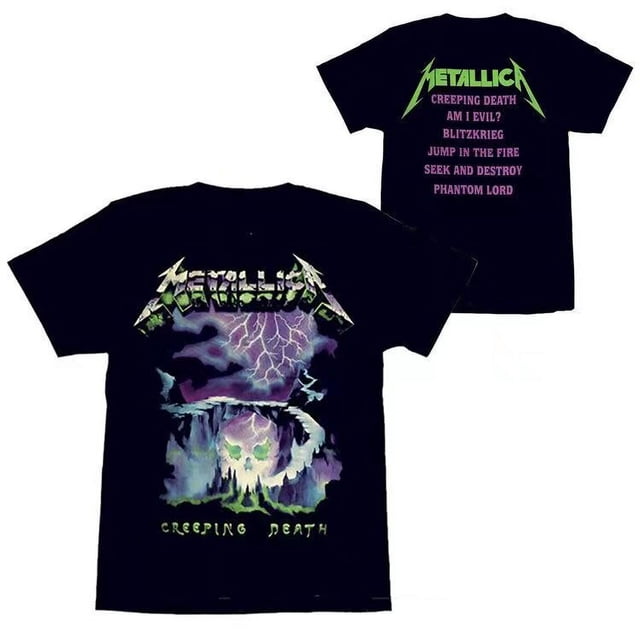 Camisetas de Rock Band para hombre, ropa de calle Vintage de algodón con estampado de Música Pesada de Metal, Hip Hop, Harajuku, Punk, manga corta, Y2k xuanjing unisex