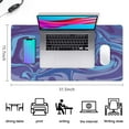 thumbnail image 5 of the Purple Surging Waves&nbsp;mouse Padswaterproof,rubber+multispandexno Slip Gaming Mouse PadDesk Pad for Office Home Game 31.5x15.7inches, 5 of 7