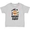 thumbnail image 3 of Inktastic Monkey I Love Hanging out with My Pappy Boys or Girls Baby T-Shirt, 3 of 5