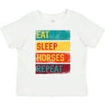 thumbnail image 3 of Inktastic Dressage Eat Sleep Horses Repeat Boys or Girls Toddler T-Shirt, 3 of 5