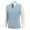 19# Light Blue, variant on Huankd Men's Solid Sweater Vest Sleeveless Knit V Neck Spring Winter Casual Pullover Top Wine S