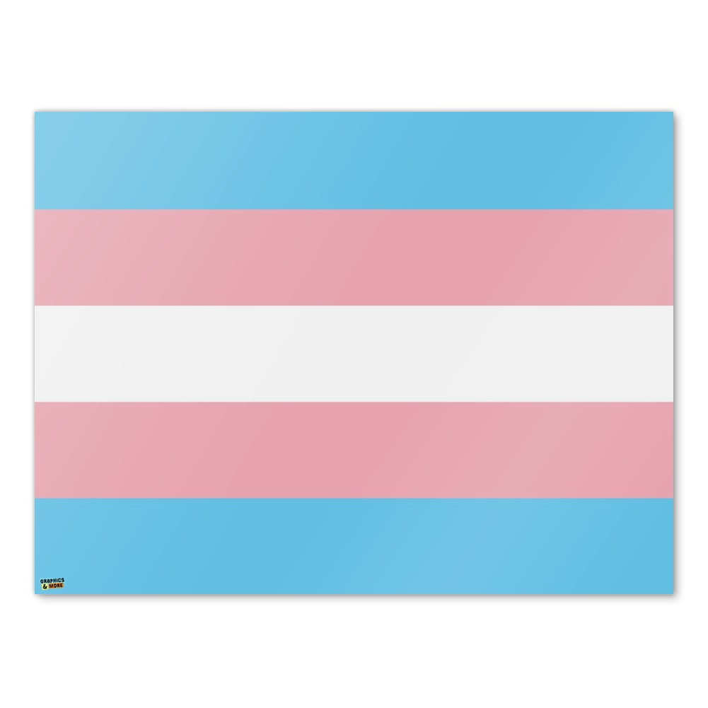 Transgender Symbol in Blue and White Premium Acrylic Sign 16x16 CGSignLab 