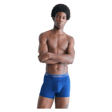 Calvin Klein Men's NB3229410 Athletic Active Trunk Blue XL