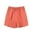 Red-04, variant on REALiKUN Shorts Women Solid Casual Cotton Wide Leg Elastic Waist Shorts Tie Knot Front Lounge Lightweight Comfy Shorts