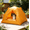A3 Ginger M, variant on Portable and foldable outdoor shade cat tent dog tent, M Size Fold‑Up Pet Bed Tent, Durable Oxford Fabric Pet House for Small Pets