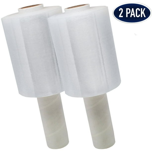 2 Pack Industrial Strength Mini Hand Stretch Wrap 5 1000 Roll