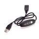 thumbnail image 5 of EeaseMX Par de puños calefactables eléctricos para motocicleta y bicicleta, con USB, calentadores de manillar extraíbles con controlador de temperatura para electromóvil, 5 of 7