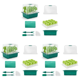 thumbnail image 1 of 1pc 12 Agujeros Jardín Jardinería Bandejas Inicio Semillas para Plantar (traje), 1 of 9