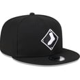 thumbnail image 3 of Men's New Era  Black Chicago White Sox 2024 Batting Practice 9FIFTY Snapback Hat, 3 of 5