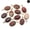 Flame Jasper, variant on 10pcs 19-26mm Mix Agate Gem stone Oval Pendants Prism Magic Reiki Healing Amulet-India Agate
