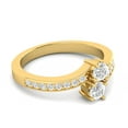 thumbnail image 3 of 0.75ctw Diamond Two Stone Ring in 10k Yellow Gold (G-H, I2-I3, 0.75ctw), 3 of 5