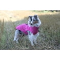 thumbnail image 4 of FINNERO Sport Softshell Dog Jacket, Reflective All Season Coat, Windproof Warm Dog Sweater (M, Pink), 4 of 10