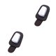 thumbnail image 4 of Kenally Soporte para gafas de coche, organizador de visera para automóvil, colgador de gafas con abrazadera para tarjeta de billete, almacenamiento Marrón 2piezas Kenally CBP385426, 4 of 5