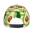 thumbnail image 6 of Haiem Avocado Green Striped Baseball Cap Dad Hat Cotton Soft Adjustable Fashion Hats for Men Women Unisex Style Headwear, 6 of 9