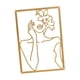 thumbnail image 2 of Arte de Pared Gloria Escultura de Pared Minimalista Cuerpo Femenino, 2 of 9