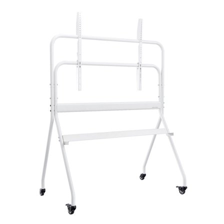 Rolling TV Stand 35-100 Inch, Mobile TV Cart with Wheels - Portable Monitor Stand for LED LCD OLED TVs, Max 198lbs, VESA 800x600mm