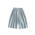 thumbnail image 3 of CAIVO Child Vertically Striped Casual Pants For Kids Easy Pull On Wide Leg Slacks Boys Girls Comfortable Everyday Wear School Relaxed Fit Solid Color Summer Trousers, 3 of 3