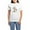 With Blue Strpe Pant, variant on CafePress - 2 Robotv2 Women's Light Pajamas - Women's Short Sleeve Print T-Shirt and Pants Light Cotton Pajama Set