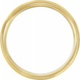 thumbnail image 2 of 14k Yellow Gold 5mm Polished Comfort-fit Beveled Edge Band With Satin Finish Size 12 Ring for Women and Men, 2 of 2