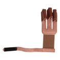 thumbnail image 2 of Guantes De Tiro Con Arco, Piel De Vacuno, Protector De 3 Ded, 2 of 8
