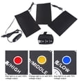 thumbnail image 3 of Peahefy USB Heating Pad,5V 2A 8.5W Lightweight Electric USB Heating Heated Pads Set for Outdoor Winter Camping       , Electric Heating Pad, 3 of 8