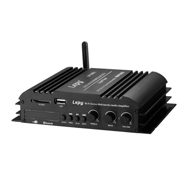 Amplificador Nobsound Lepy Hi-Fi estéreo de 4 canales 180 W Bluetooth