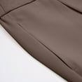 thumbnail image 6 of vigerkar Women Wide Leg Pants High Waisted Dressy Work Trousers Business Casual Palazzo Pants with Pockets 2025 Coffee, XXL, 6 of 6