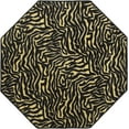 thumbnail image 2 of Furnish My Place Zebra Grazer Area Rug, Animal Print Area Rug, Indoor Rug, Pet-Friendly Rug, Home Decor Rug, Perfect for Living Room, 2' Octagon - Set of 10, 2 of 5
