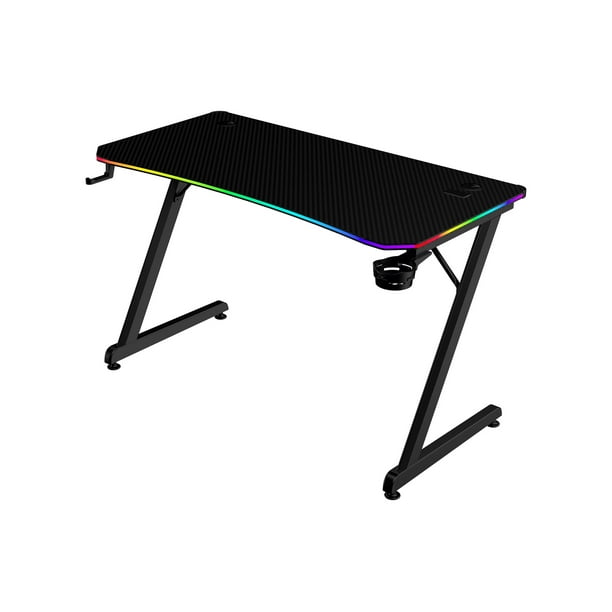 Escritorio Gamer BALAM RUSH OLYMPUS SPOT GLOW PRO MRX8000 Ergonomico Estructura Z Hasta 100kg RGB Porta Vaso + Porta Diadema