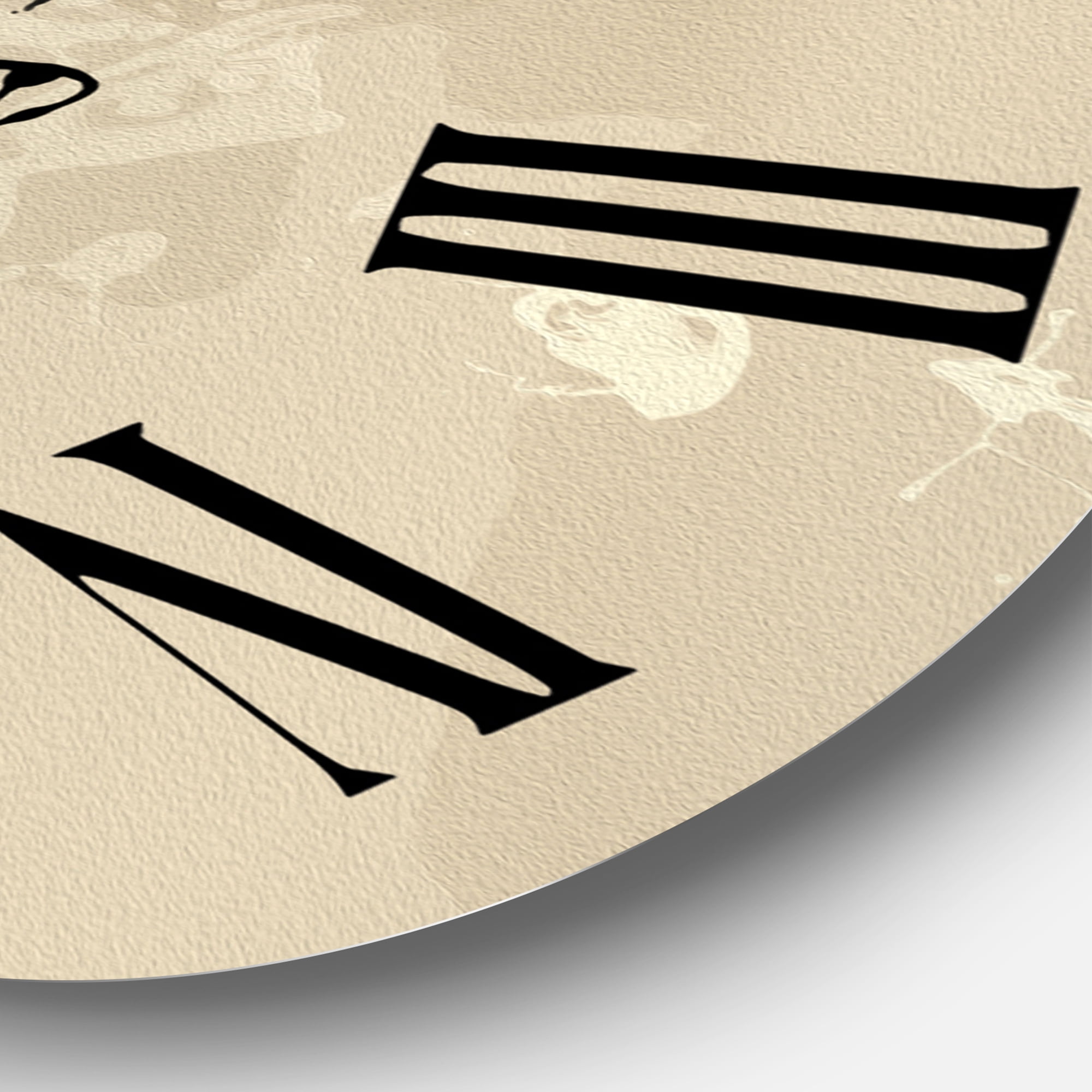Designart 'Woman Playing Jazz Trumpet' Modern Wall Clock