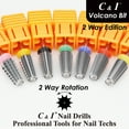 thumbnail image 7 of C & I Nail Drill Volcano Bit 2 Way Edition for Nail Tech to Nail Gel & Acrylic Nails Remove , for Electric Manicure Drill Machine, Double Hand Use, 7 of 7