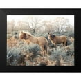 thumbnail image 2 of Frank, Assaf 24x19 Black Modern Framed Museum Art Print Titled - Horses in the wild, 2 of 5
