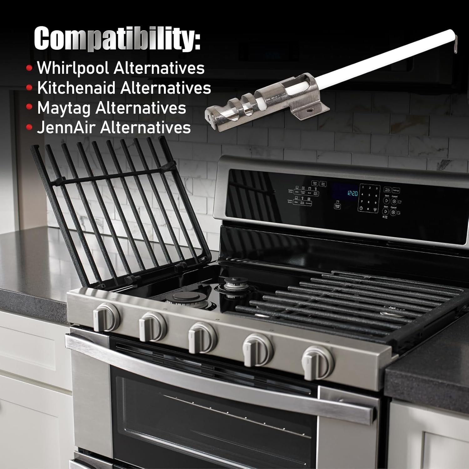Aniceparthy WPW10333842 Oven Spark Igniter Replacement for Whirlpool Kitchenaid Maytag JennAir Gas Ranges – Replaces W10333842, 4445122, AP6019744, PS11753053