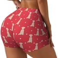 thumbnail image 2 of Fotbe Labrador Retriever Dog Seamless Shorts, Womens Workout Shorts High Waist Stretch Booty Short for Gym/Yoga/Running/Biking-XX-Large, 2 of 9