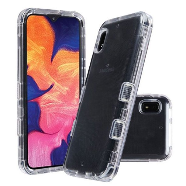For Samsung Galaxy A10e Case, by Insten Tuff Lucid Hard Plastic/Soft TPU Rubber Dual Layer