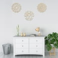 thumbnail image 2 of Ethnic Wooden Wall Art Set of 3, Vintage Mandala Inspirations Curling Tree, Birch Plywood Rustic Wall Art Accent for Hallway Bedroom Living Room and Offices, 11.4" X 11.4" X 0.1", by Ambesonne, 2 of 4