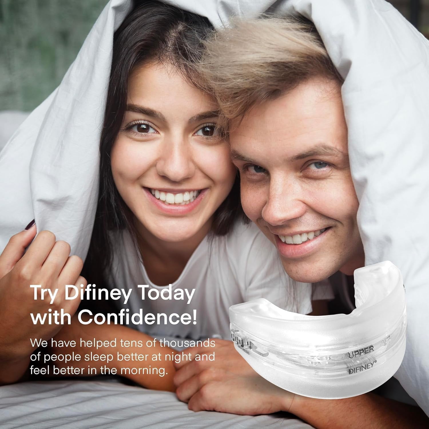 Advanced Anti Snoring Device 4.0: Anti Snoring Mouthpiece Device Mouth Guard - Effective Anti Snore Solution for Men and Women - Customizable Adjustable