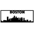 thumbnail image 3 of Boston City Skyline Landscape - Beautiful Solid Steel Home Decor Decorative Accent Metal Art Wall Sign, 3 of 3